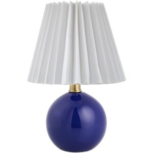 Ferez Blue Ceramic Table Lamp by Livabliss