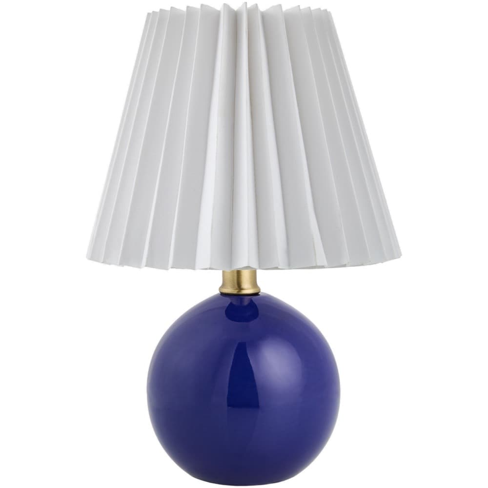 Ferez Blue Ceramic Table Lamp by Livabliss