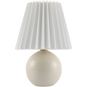 Ferez Ivory Ceramic Table Lamp by Livabliss