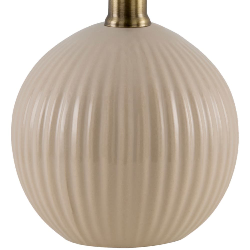 Ferez Cream Ceramic Table Lamp by Livabliss - Image 2