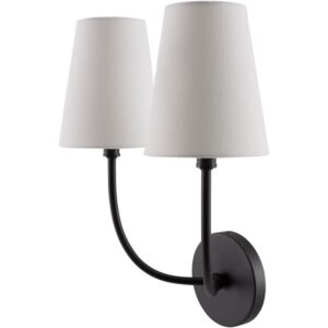 Itaran Black Iron Wall Sconce by Livabliss