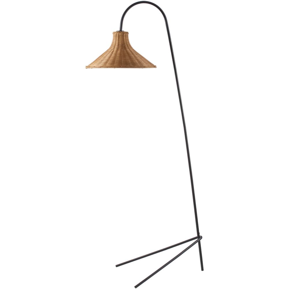 Jarod Black Iron Accent Floor Lamp by Livabliss