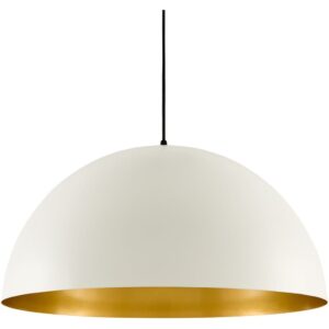 Liguge White Iron Pendant by Livabliss