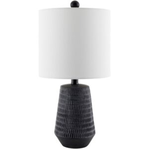 Leipzig Black Resin Table Lamp by Livabliss