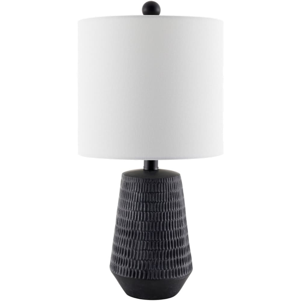 Leipzig Black Resin Table Lamp by Livabliss