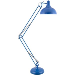 Livigno Blue Iron Accent Floor Lamp by Livabliss