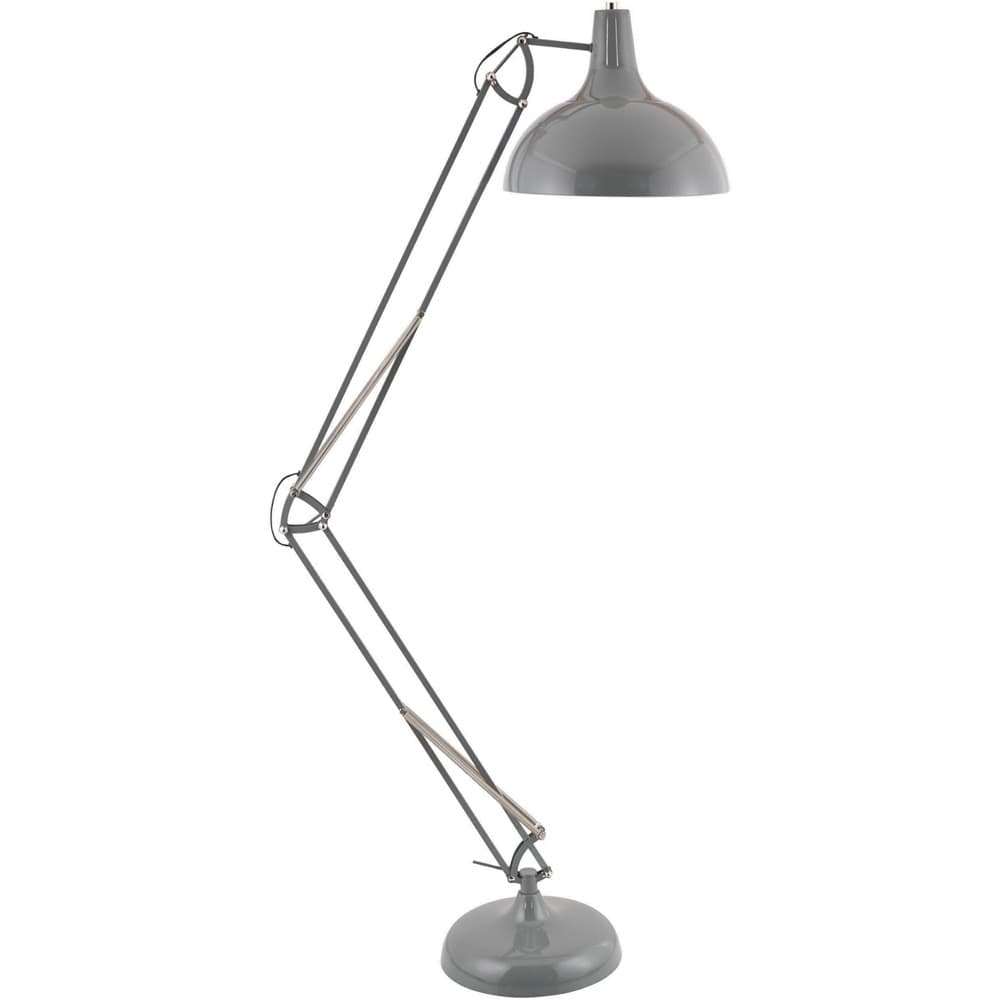 Livigno Gray Iron Accent Floor Lamp by Livabliss