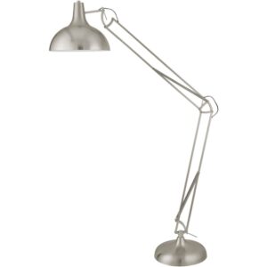 Livigno Metallic Silver Iron Accent Floor Lamp by Livabliss