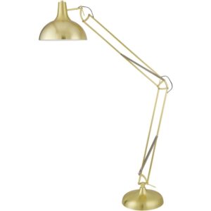 Livigno Metallic Brass Iron Accent Floor Lamp by Livabliss