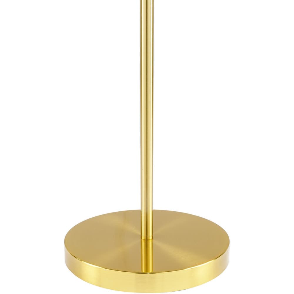 Meander Metallic Brass Iron Accent Floor Lamp by Livabliss - Image 2