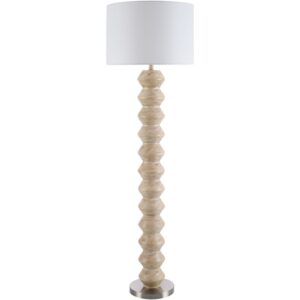 Mungo Ivory Resin Accent Floor Lamp by Livabliss