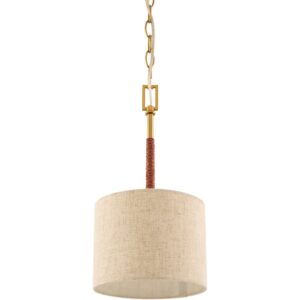 Majen Metallic Brass Iron Pendant by Livabliss