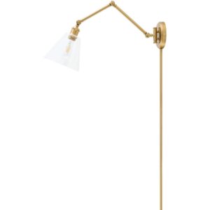 Malinao Metallic Brass Iron Wall Sconce by Livabliss
