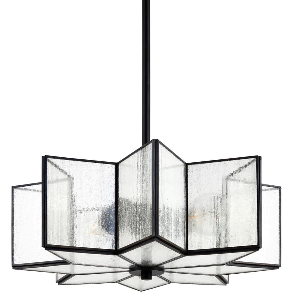 Morella Black Iron Pendant by Livabliss