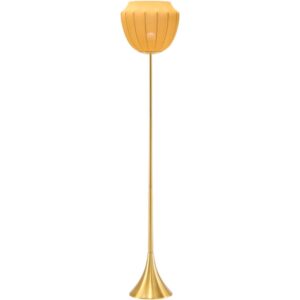 Nokomis Metallic Gold Iron Table Lamp by Livabliss