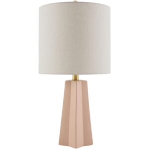 Stellan Blush Ceramic Table Lamp by Livabliss