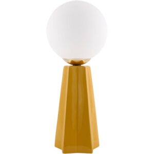 Stellan Yellow Ceramic Table Lamp by Livabliss