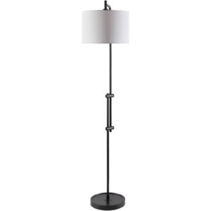 Naiper Black Iron Task Floor Lamp by Livabliss