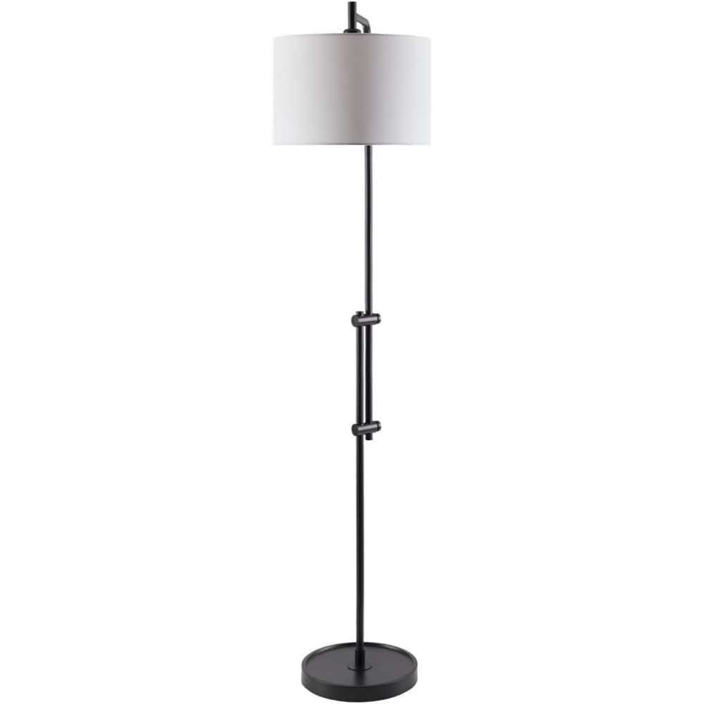 Naiper Black Iron Task Floor Lamp by Livabliss