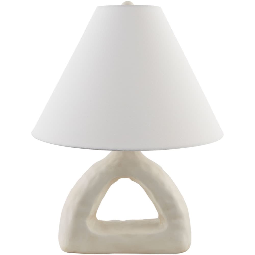 Nordeste White Ceramic Table Lamp by Livabliss