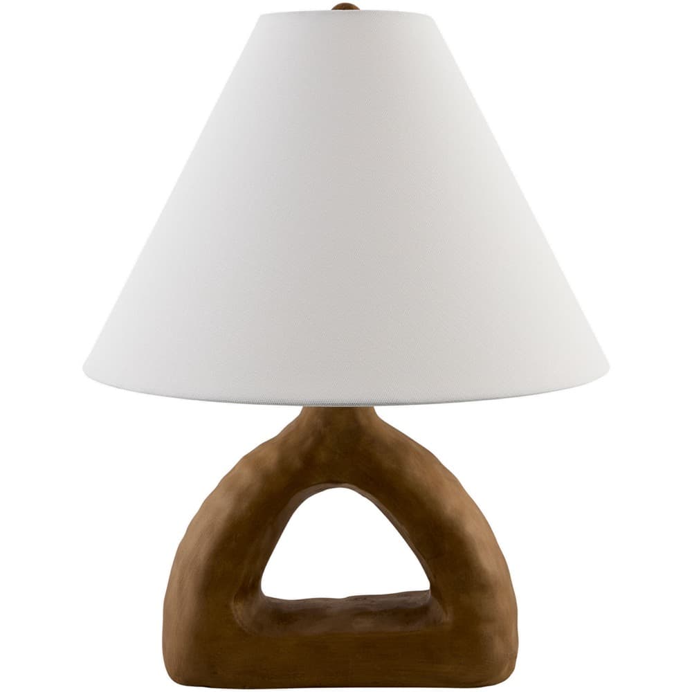 Nordeste Brown Ceramic Table Lamp by Livabliss