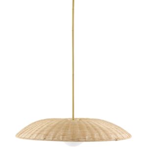 Naseby Rattan Pendant by Livabliss