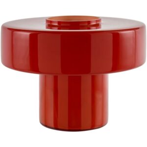 Nozay Orange Glass Table Lamp by Livabliss