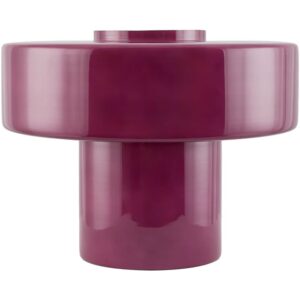 Nozay Purple Glass Table Lamp by Livabliss