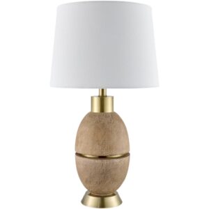 Puglia Cream Resin Table Lamp by Livabliss