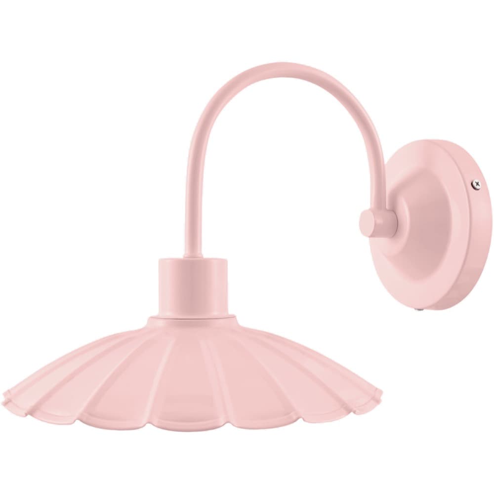 Pavona Pink Iron Wall Sconce by Livabliss