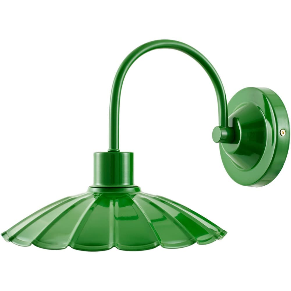 Pavona Green Iron Wall Sconce by Livabliss