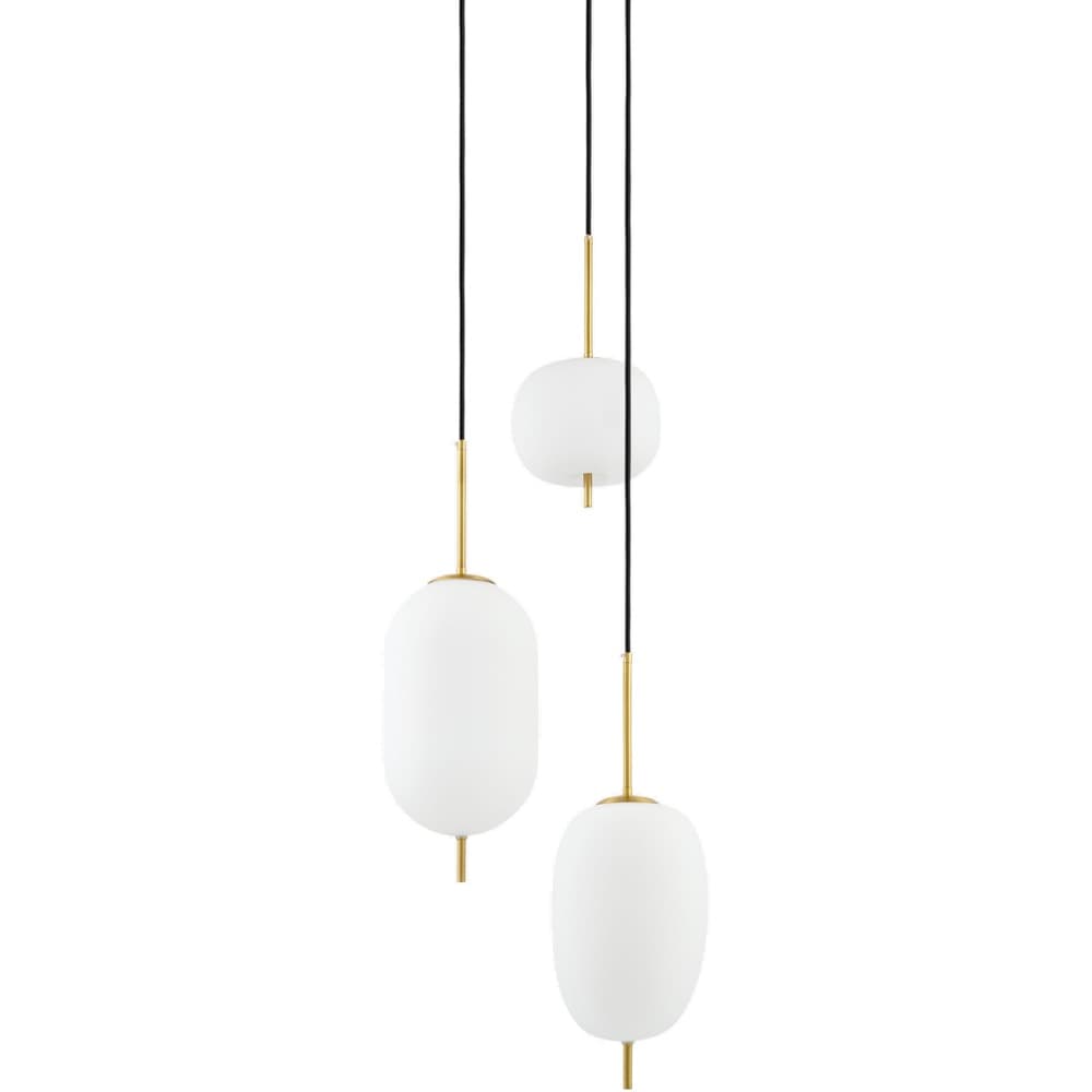 Redon Metallic Brass Iron Chandelier by Livabliss