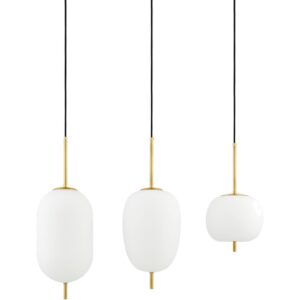 Redon Metallic Brass Iron Chandelier by Livabliss