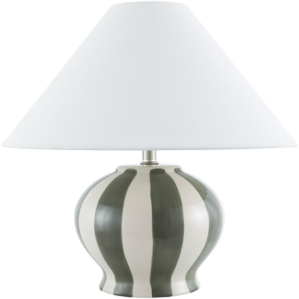 Rethel Dark Blue Ceramic Table Lamp by Livabliss