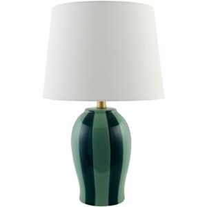 Rethel Dark Green Ceramic Table Lamp by Livabliss