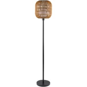 Rainshine Brown Plastic Accent Floor Lamp by Livabliss