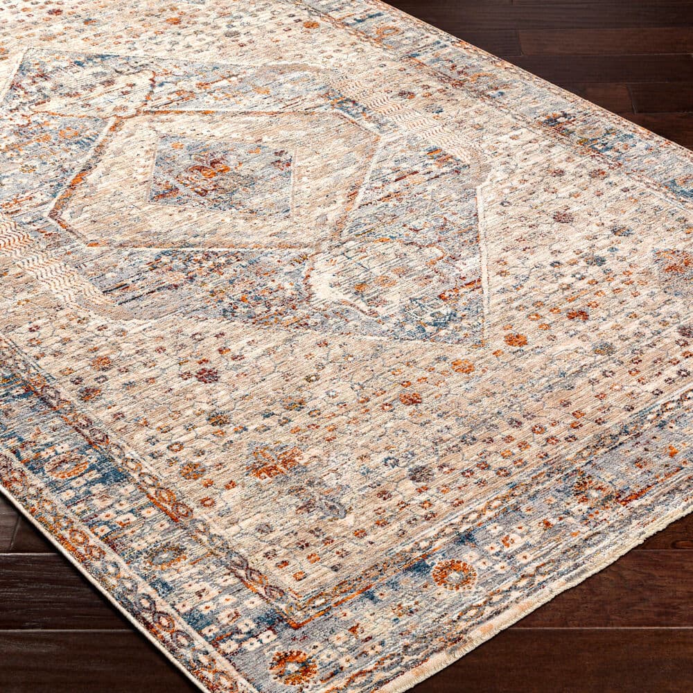 Arya Medium Gray Machine Woven Rug by Livabliss - Image 3