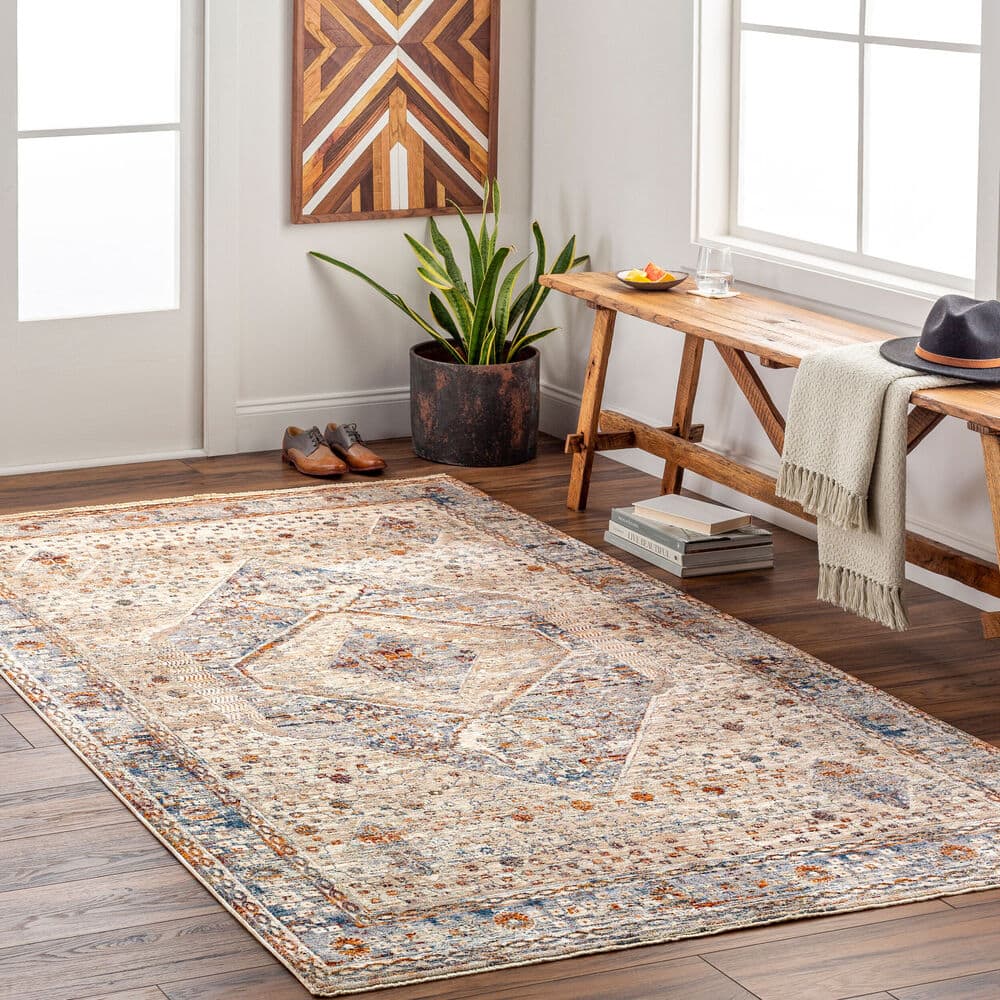 Arya Medium Gray Machine Woven Rug by Livabliss - Image 2