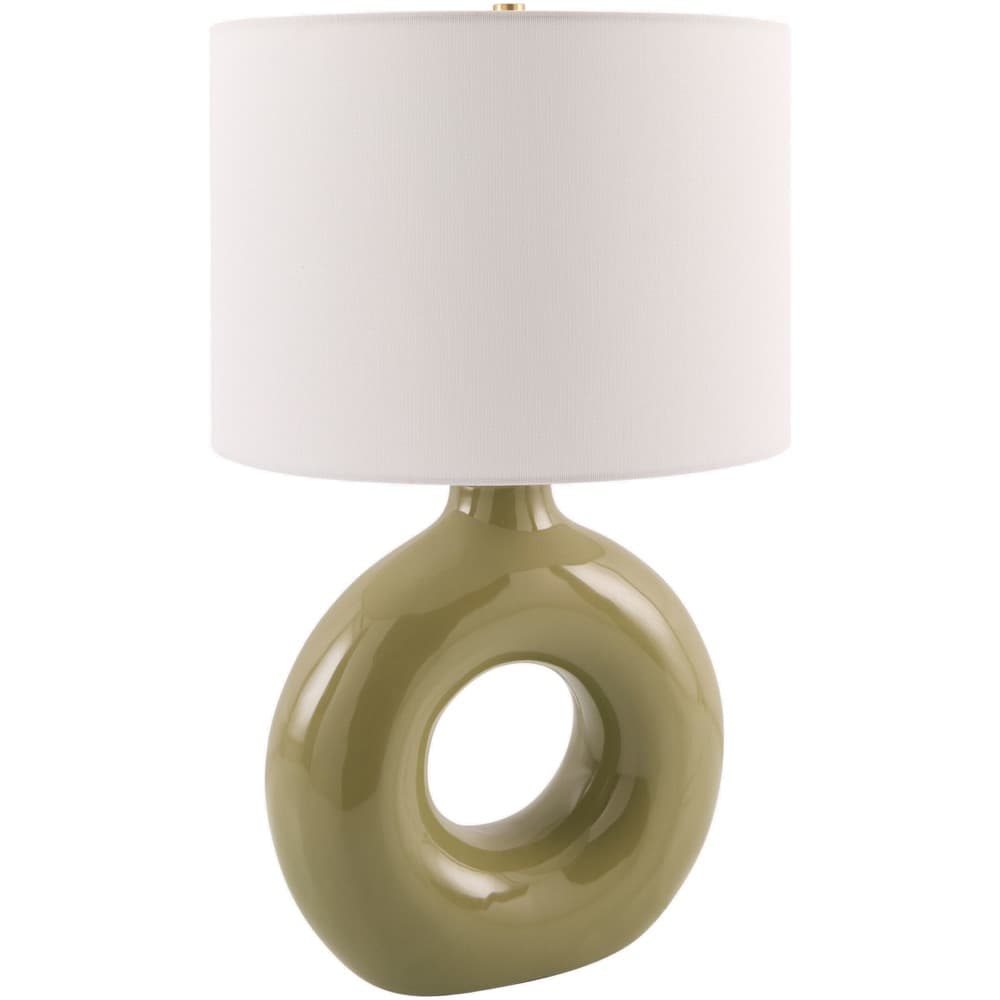 Solara Green Ceramic Table Lamp by Livabliss