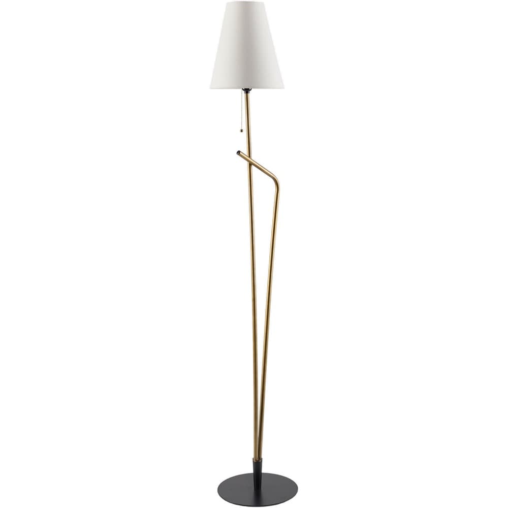 Sorano Gold Iron Accent Floor Lamp by Livabliss
