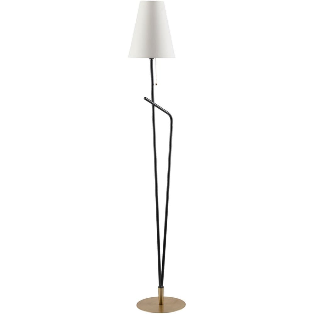Sorano Black Iron Accent Floor Lamp by Livabliss