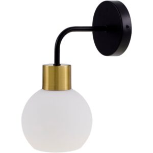 Silverton Black Iron Wall Sconce by Livabliss