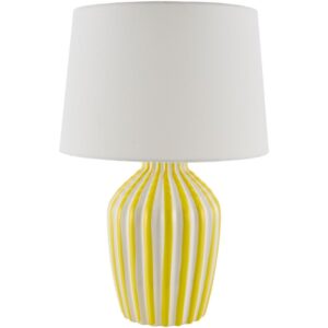 Stratos Yellow Ceramic Table Lamp by Livabliss