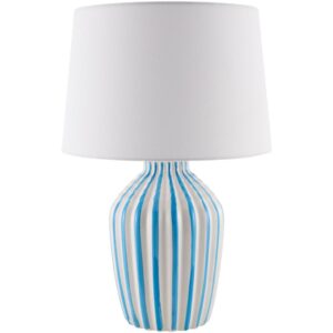 Stratos Aqua Ceramic Table Lamp by Livabliss