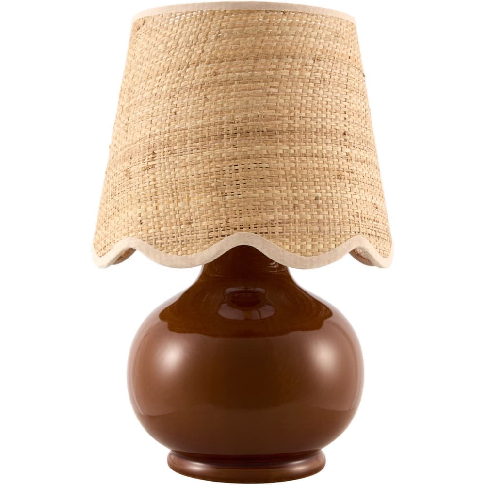 Stella Diminuta Tan Ceramic Table Lamp by Livabliss