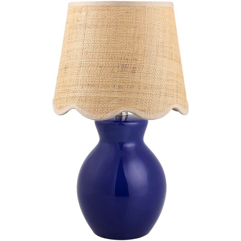 Stella Diminuta Navy Ceramic Table Lamp by Livabliss