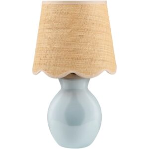 Stella Diminuta Blue Ceramic Table Lamp by Livabliss