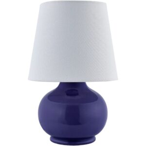 Stella Diminuta Navy Ceramic Table Lamp by Livabliss