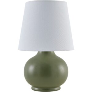 Stella Diminuta Green Ceramic Table Lamp by Livabliss