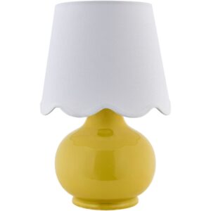 Stella Diminuta Yellow Ceramic Table Lamp by Livabliss